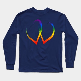 Gay Two Hearts LGBTQ Love Long Sleeve T-Shirt